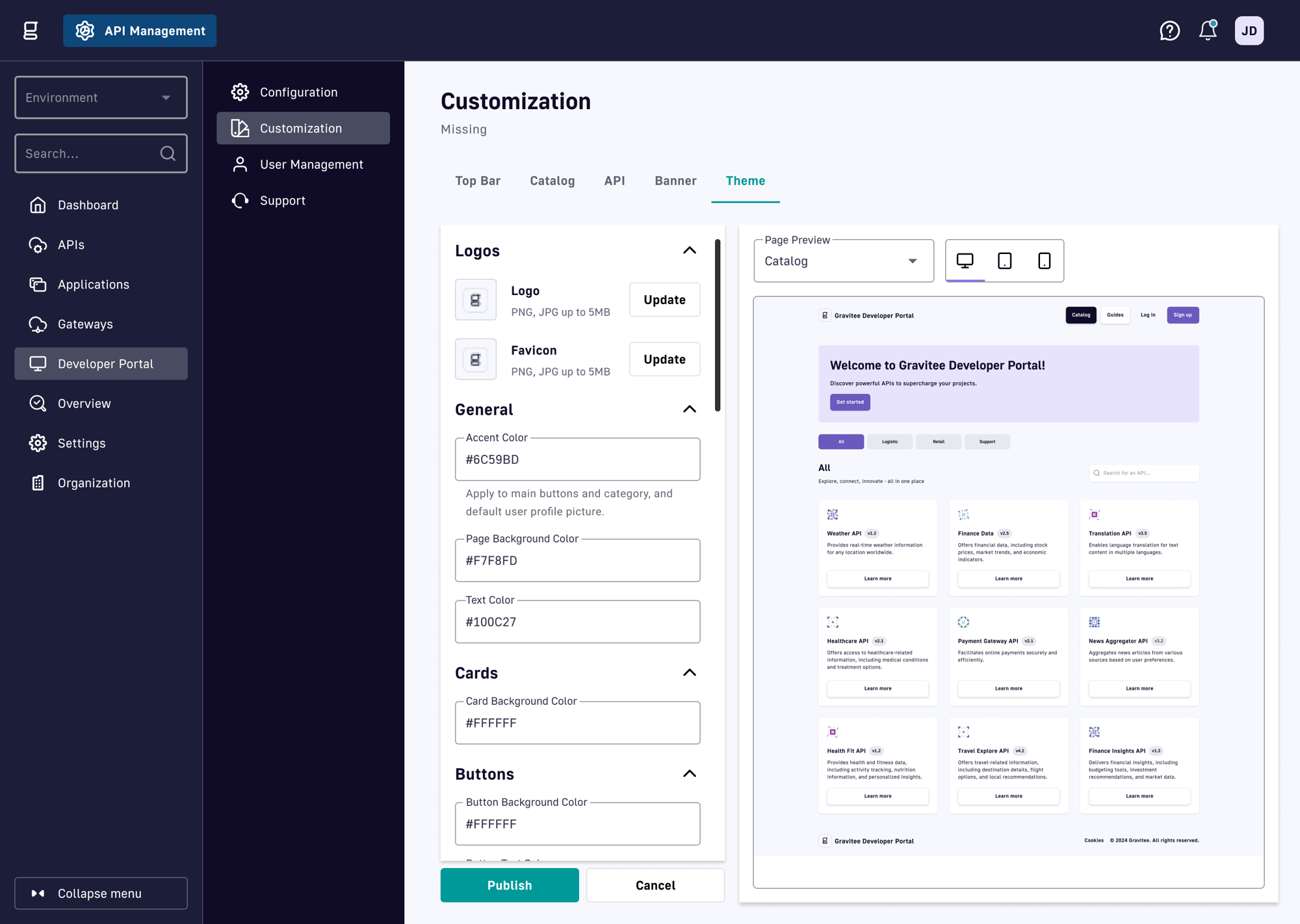 Customization - Theme