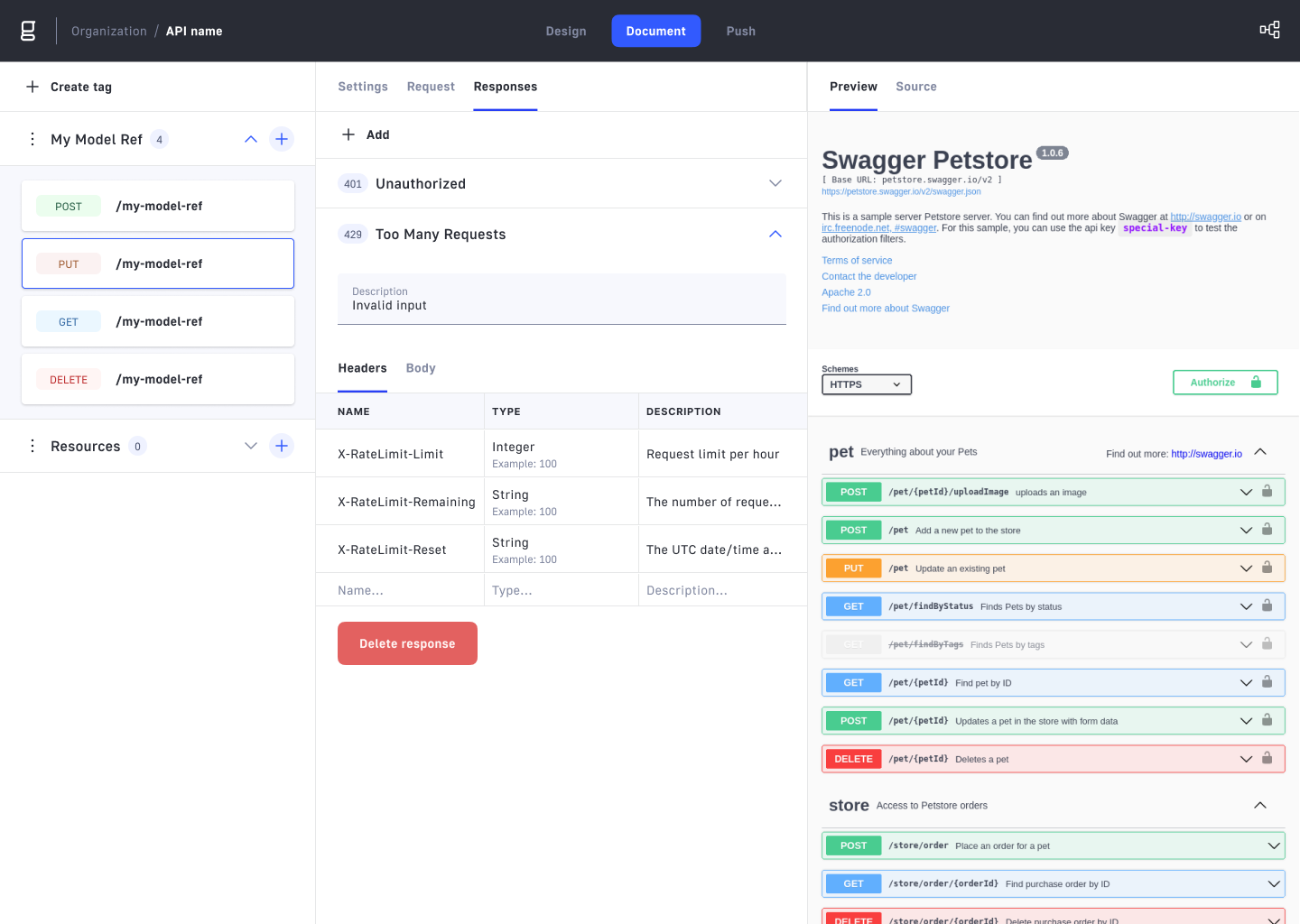 Document - Response Added